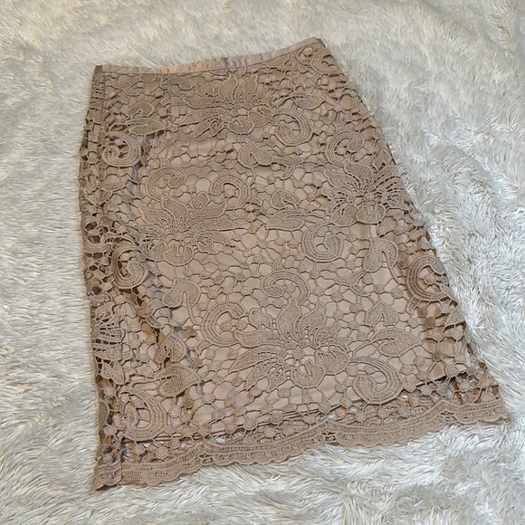 4 for $20 The Clothing Company Crochet Lace Overlay Midi Skirt - Picture 1 of 4